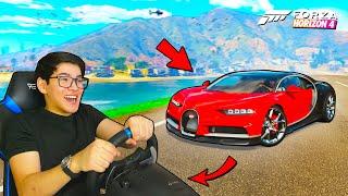 БАЙ ҚАЗАҚ БУГАТТИ САТЫП АЛДЫ!!! FORZA HORIZON 4 + РУЛЬ