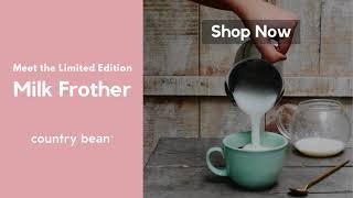 LIMITED EDITION MILK FROTHER | MAKING CAPPUCCINO/ LATTE/ FLAT WHITE AT HOME USING A MILK FROTHER |