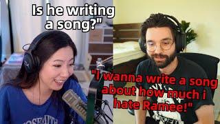 Leslie raided Uchi (Cyr) and realizes he is writing a song? (Leslie POV for the Raid)