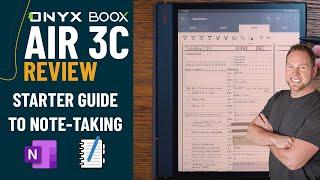 Starter Guide to using Onyx Boox Note Air 3C for Note-Taking App | OneNote | Penly