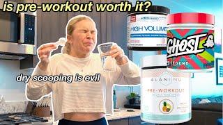 TESTING POPULAR PRE-WORKOUT BRANDS *trying to find the BEST PRE-WORKOUT* yeehaw