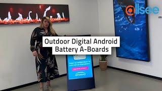 Digital Signage Product Overview: Outdoor Digital Android Battery A-Board