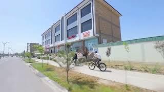 Viloyat hokimi Zoyir Mirzayev Nurafshon shahri hokimi Ilxom Klichxanovlar velosipedda