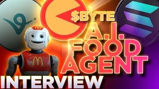 Food Ordering A.I. Agent on Solana & Virtuals!$BYTE Interview