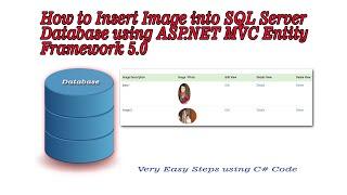 How To Insert Image into SQL Database using MVC