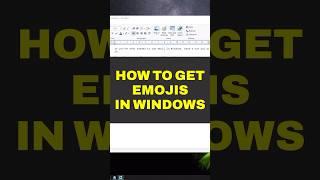 How to get Emojis menu in Windows 10/11 [Frytech tips & tricks] #emoji #tutorial #windows