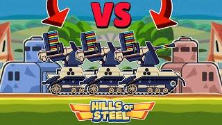 ТАНК ЗЕНИТКА В РЕЖИМЕ КОМАНДИР Против ВСЕХ ТАНКОВ! Бои в Игре про Танки Hills of Steel