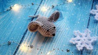 Мышка крючком (crochet mouse), мастер-класс для начинающих, схема