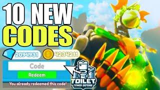 *NEW CODES* ROBLOX TOILET TOWER SIMULATOR CODES 2024 | TOILET TOWER SIMULATOR CODE