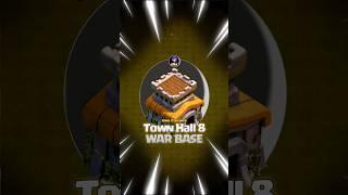 BEST TH8 WAR BASE 2025 #clashofclansindonesia#unaclasher #th8