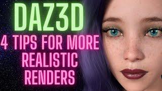 4 Tips For More Realistic Renders in Daz3d