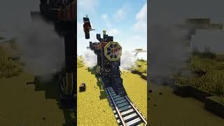 Minecraft CREATE MOD Biggest Train #shorts