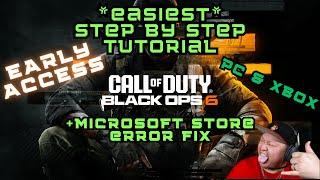 COD BO6 EARLY ACCESS PC & XBOX Full Tutorial EASIEST Step by Step Guide | How to Play Black Ops 6