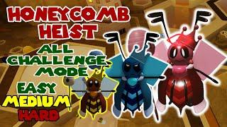 HONEYCOMB HEIST ALL CHALLENGE MODE, TOWER HEROES, ROBLOX