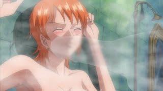 Nami is Attacked by a Ghost While Bathing | One Piece