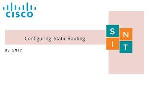 How to configure static routing between 2 routers | Static router configuration | CCNA