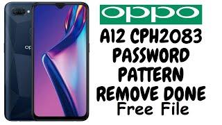 Oppo a12 Hard Reset With Pc | CPH2083 Hard Reset With Sp Flash Tool ||  Oppo a12 Pattern Unlock