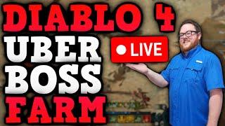 Diablo 4 Uber farm with the DMGCREW live stream