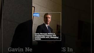 Gavin Newsom RISES In Presidential Primary Poll, OVERTAKES AOC, Buttigieg | RISING