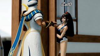 Gunie welcomed kahlid  for having  hi hi hi  |mobile Legends animated video