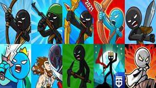 Stick War Legacy vs War Legend vs Modern War vs Hero Wars Stickman vs Stick Clash - Ten Stick Games