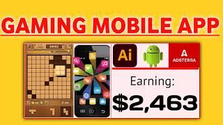 [$103/Day] Create an Android Game on Mobile Using AI Without Coding & Make Money With AdMob Adsterra