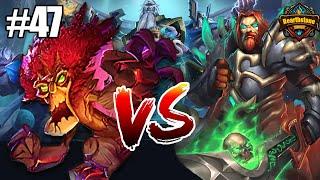 Treant Druid VS Blood Death Knight | TITANS | Hearthstone 2023