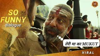 SHAMSHERA - best dialogue Sanjay Dutt | Teri ma ka mukut/ best dialogue of Shamshera  #shamshera#yrf