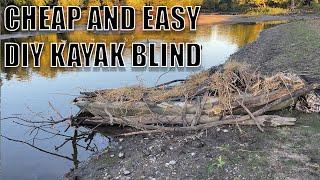 CHEAP AND EASY DIY KAYAK BLIND | CATCH AND COOK-- PHILLY CHEESESTEAK