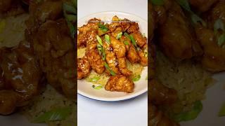 Making General Tso’s chicken at home  Comment RECIPE for link #takeoutfakeout #foodie #cooking