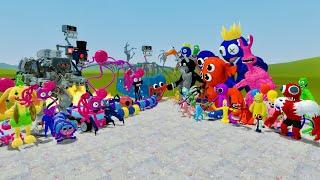 ALL ROBLOX RAINBOW FRIENDS VS ALL POPPY PLAYTIME In Garry's Mod!