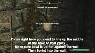 Skyrim Helgen Keep Bowl Glitching (Correct/Faster Way)