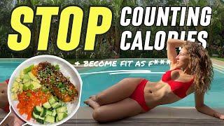 how to eat healthy without counting calories | BALANCED DIET TIPS | Vicky Justiz