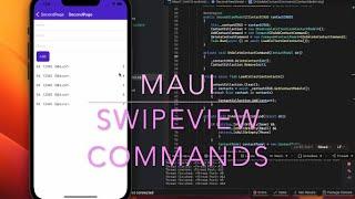 Maui SwipeView with Commands