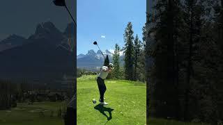 The only plan all summer ️‍️️ #golf #alberta #golfswing #canmore #mountains