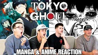 Reading *TOKYO GHOUL* Manga, Then Watching The Anime | Manga Chapters 1-5/Anime 1x1