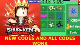 NEW UPDATE * NEW CODES AND ALL CODES WORK *  [ NEW REBIRTHS! ] Shuriken Tapping ROBLOX | 31 MAY 2021