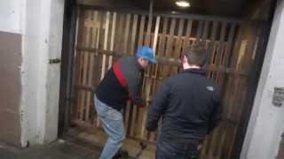 Vintage Otis Traction Freight elevator @ Roanoke Times Roanoke VA