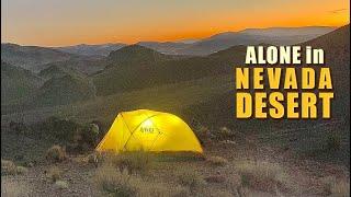 Nevada Desert WILDERNESS | Backpacking Solo | OUTLAW Trail History