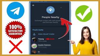 Comment résoudre le problème des personnes à proximité dans Telegram