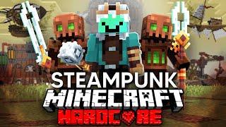 100 Players Simulate a Steampunk Purge in Minecraft