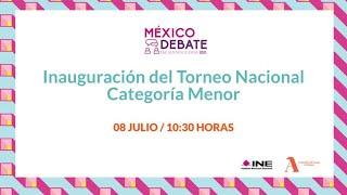 Inauguración del Torneo Nacional de México Debate Categoría Menor