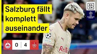 Salzburg erneut mit desolater Leistung: FC Salzburg - Stade Brest | UEFA Champions League | DAZN