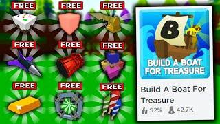 ALL HIDDEN RARE ITEMS!! in Build a boat for Treasure ROBLOX