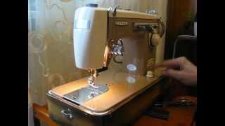 Ideal Deluxe Voll Zick-Zack Nähmaschine Sewing machine Швейная машина test