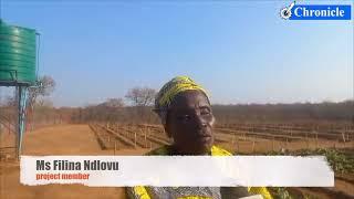 Colonel Miniyothabo Baloyi Chiwenga speaks on the establishment of Mkhayeni Garden in Insiza