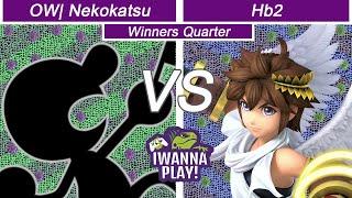 IWanna Smash 64 - OW| Nekokatsu (Mr. G&W) Vs Hb2 (Pit) - Winners Quarter