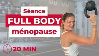 ROUTINE de sport spéciale MÉNOPAUSE - 20min renfo, cardio, souplesse