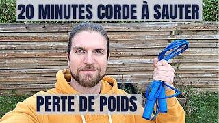  PERTE DE POIDS -ENTRAINEMENT CORDE A SAUTER 20 min. 