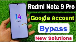 Redmi Note 9 Pro Google Account Bypass Miui 14  | New Trick | Redmi Note 9 Pro Frp Lock Kaise Tode